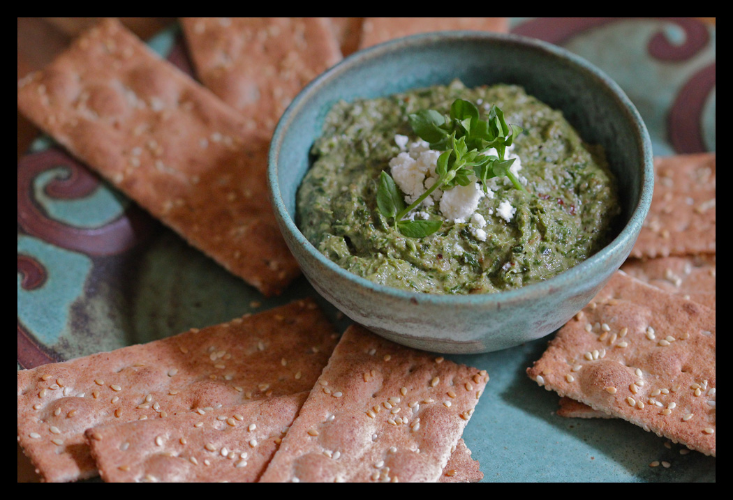 Wild greens pate.